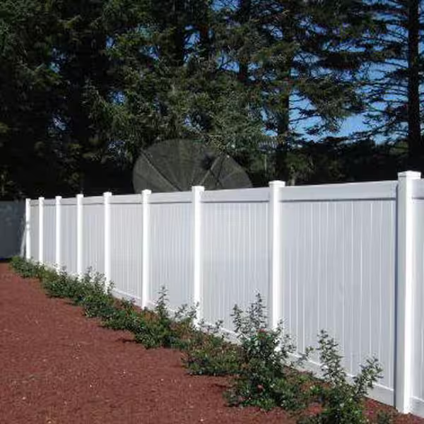 White Vinyl Fence